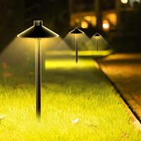 Lampadaire LED d'extérieur IP65 pour jardin, prix de gros, avec divers parasols, éclairage de chemin, lampadaire LED de jardin