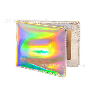Customized PU leather metal laser card <b>holder</b>, card <b>holder</b>, <b>document</b> <b>holder</b>, stylish and trendy driver's license leather cover - Product Image 1