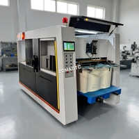 Machine de découpe automatique à plat pour rouleaux de papier de 970 mm, pour la production de gobelets, ventilateurs, bols, assiettes, boîtes à lunch et autres supports en rouleau