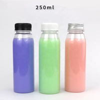 Bouteilles PET en plastique transparent jetables 210ml 250ml 330ml 350ml 400ml 500ml 550ml 650ml pour boisson