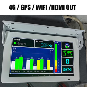 Bems <span class=keywords><strong>LCD</strong></span> lật xuống xe buýt Roof TV 12V/24V 4G/Wifi 4G GPS USB Lan h-d-m-i trong/ra SD AV 15.6 inch xe buýt quảng cáo Màn Hình Xe Buýt màn hình - Product Image 2