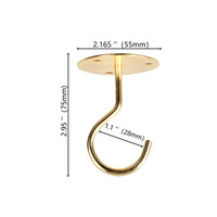 Crochets suspendus pour plafond en fer pour balcon