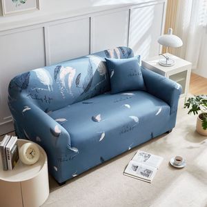 Capa de Sofá Universal Elástica para Todas as Estações com Padrão Geométrico, Tecido à Prova de Poeira e Antiderrapante para Sofás - Product Image 3