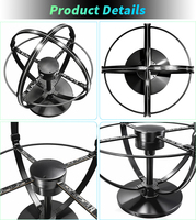 Nuevo Ventilador Holográfico de 50cm, Mini Proyector LED Esférico de 360°, Bola LED para Interiores, OEM para Eventos y Tiendas