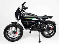 OWAYEBIKE SK-1 SUPER Black Warrior Pengiriman Gratis AS 60V 50Ah Sepeda Listrik Ban Lebar Daya Tinggi Jarak Jauh Retro E-Bike