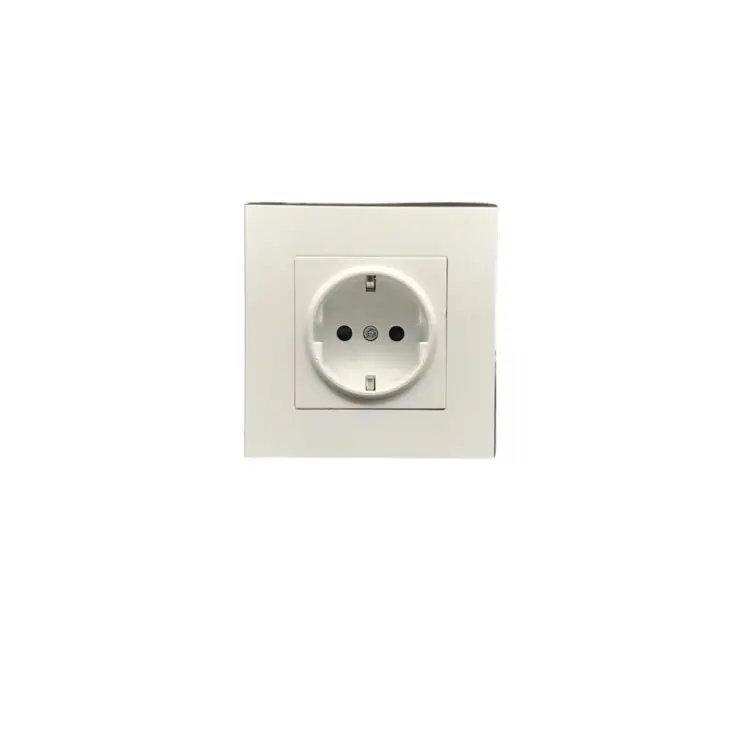 Chinese factory high-quality white European standard power supply German socket CE certified electrical socket