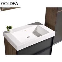 Kaliteli modern avrupa mobilya banyo dolabı depolama banyo vanity