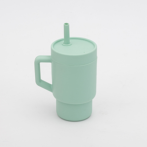 Customized Anti-Drop Unbreakable BPA-Free <b>Reusable</b> Silicone Drinking <b>Cup</b> Retail Durable Drinkware Solution 9oz Tumbler - Product Image 3