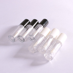 Mini tubo de brillo de labios de muestra de 1ml al por mayor, botella de llenado de aceite de labios y brillo de labios cosmético con tapa blanca, material de embalaje - Product Image 6