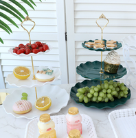 Support à gâteaux multi-niveaux de qualité alimentaire pour salon, plateau à fruits et desserts pour fêtes d'anniversaire, plateau à bonbons et desserts