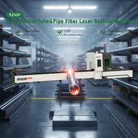 Promotion Machine de découpe laser à fibre métallique CNC haute puissance 3000w pour tube en acier métallique, machine de découpe de tube de 6m