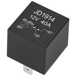 Реле JD1914 12V/40A, стандартное автомобильное реле SPDT, 5-контактный автомобильный сверхмощный переключатель и стартеры, используемый для автомобиля, заменяет Тип - Product Image 6