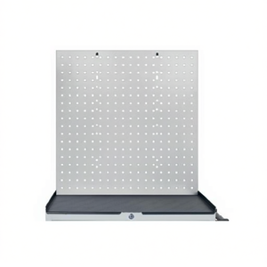 Fami Perforated Panel For <b>Tool</b> <b>Cabinets</b> 708x718 Mm Light Grey Ral7035 10X10 Slots 38 Mm Distance - Product Image 3