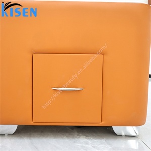 KISEN Luxury Custom White Beauty <b>Bed</b> Electric Facial Massage <b>Table</b> <b>Lash</b> <b>Bed</b> Pedicure <b>Bed</b> Shampoo Chair Head Spa Shampoo Station - Product Image 6