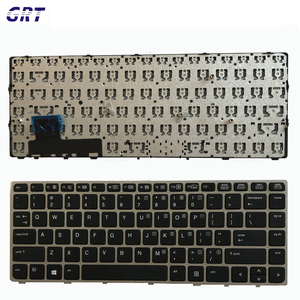 New Laptop <b>Keyboard</b> for HP EliteBook Folio 9470M 9470 9480 9480M US With Silver Frame Black <b>Keyboard</b> - Product Image 1