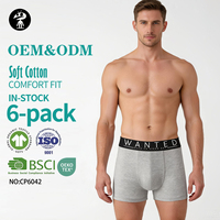 Sous-vêtements pour hommes de haute qualité en stock, coton doux, élastique, boxer pour hommes, taille américaine, confortable, toutes tailles, sous-vêtements de sport pour hommes