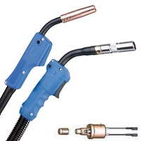 Goede Kwaliteit Mig Lassen Pistool Otc Type Euro Adapter Lastoorts 3/4/5 Meter Soldadura Blauwe Fakkel