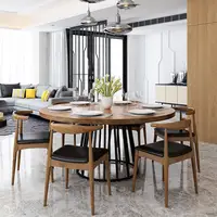 Industrial Style Round Dining Tables and Chairs