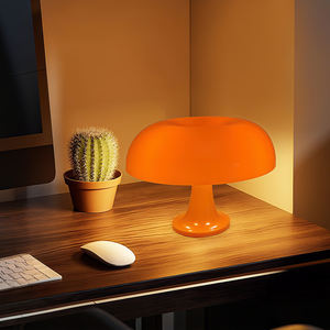مصباح فطر عصري بسيط من الأكريليك بإضاءة LED برتقالية وبيضاء متعددة الألوان مع خاصية التعتيم التدريجي لإضاءة منزلية مميزة E27 - Product Image 2