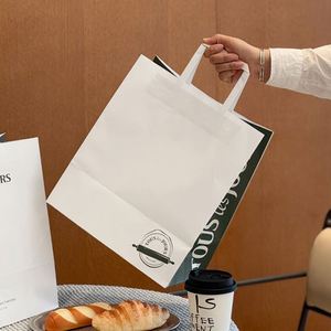Bolsa de Papel Kraft Personalizada para Empacar Postres, Panadería, Café, Bebidas y Comida para Llevar con su Propio Logotipo - Product Image 6
