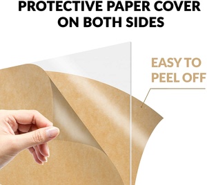 Bán buôn tùy chỉnh 16x20 rõ ràng DIY Craft tên nơi signage UV in nhựa perspex Bảng điều chỉnh tấm Acrylic - Product Image 3