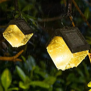 Nouveau produit IP65 étanche extérieur paysage Led applique murale <span class=keywords><strong>style</strong></span> moderne énergie solaire glaçon brique lampe <span class=keywords><strong>de</strong></span> nuit - Product Image 4