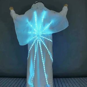 Vestido de Dubái con luz LED a todo color Accesorios de actuación árabe Disfraz KTV Dance Bar Halloween/Navidad <span class=keywords><strong>Ropa</strong></span> ligera adecuada - Product Image 5
