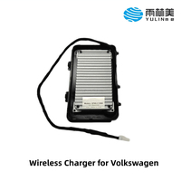 Chargeur de téléphone sans fil homologué Qi, pièces d'origine, 3 bobines fixes pour VW Golf/Jetta/Bora/Passat/Tiguan, compatible avec les smartphones universels