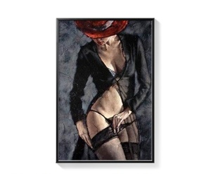 Européenne Rétro Belles Femmes Toile Mur Art Peintures Niche Décorative pour Salons de Beauté Bars Hôtels Anniversaires - Product Image 4