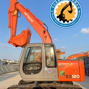 Nueva llegada: Excavadora hidráulica de cadenas Hitachi EX120-5 ZX120 de 12 toneladas usada, con motor y bomba. - Product Image 1