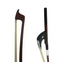 Arc de contrebasse en bois de Brésil de Style allemand ou français professionnel Instrument à cordes de haute qualité ébène grenouille Sinomusik à bas prix