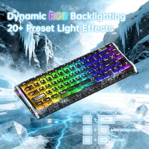 Teclado para juegos ATTACK SHARK R68HE con efecto Hall, 8000Hz de latencia ultrabaja, 65%, intercambiable en caliente, para Esports y PC - Product Image 4