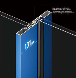 <span class=keywords><strong>Porte</strong></span> Pieghevoli in Vetro e Lega di Alluminio Moderne per Interni di Ville e Applicazioni Commerciali - Product Image 4