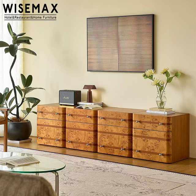 WISEMAX FURNITURE Solid Wood Modular Cabinet Tv Unit Storage Cabinet Sectional Combination Diy Cabinet Living Room Cabinet Set