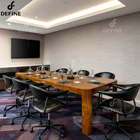 Ensemble de mobilier de bureau commercial tout-en-un, moderne, pour hôtel, salle de formation, salle de réunion, tables et chaises de conférence