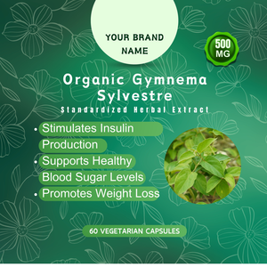100% Pure Organic Gymnema Sylvestre Capsules Extrait de plantes de haute qualité pour stimuler l'immunité sauvage cultivé - Product Image 2