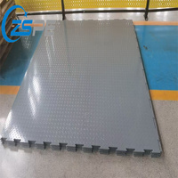 Tapis de protection de sol modulaires antidérapants robustes ZSPE, en HDPE, pour ateliers industriels, garages et usines