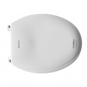 Sedile WC D019 Forma 1 Bianco 48 cm Lunghezza 39 cm Larghezza 7 cm Altezza - Product Image 3