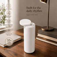 Bouteille d'eau isotherme à double paroi 480 ml avec logo personnalisé, couleur mate, couvercle coulissant avec verrou de sécurité, en acier inoxydable, pour voyage