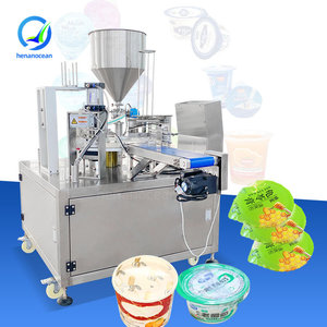 Máquina Automática de Llenado y Sellado de Vasos para Helado OCEAN, Máquina Rotativa de Llenado de Vasos para Yogurt Líquido - Product Image 1