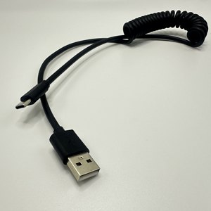 كابل شحن USB ملفوف قابل للسحب من النوع A إلى C للسيارة، سلك تلسكوبي لشحن الهواتف المحمولة وأجهزة الكمبيوتر المحمولة - Product Image 5