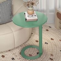 Petit canapé à thé en métal Tables basses de salon Meubles pour bureau de balcon intérieur et extérieur