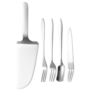 Đa chức năng thép không gỉ bánh xẻng ngã ba cho pho mát xẻng bánh trung thu dao ngã ba món tráng miệng ngã ba pho mát dao Bộ Đồ Ăn Quà Tặng - Product Image 5