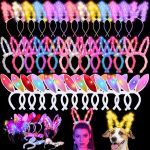 Nouveau style 2023 : Bandeaux lumineux LED clignotants, serre-têtes LED oreilles de chat, bandeaux lumineux pour femmes et filles, idéaux pour les soirées néon - Product Image 1