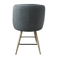 68cm Moderner Stoff-Barhocker mit Drehfunktion, Stabil und Robust, Thekenhöhe für Zuhause und Bar