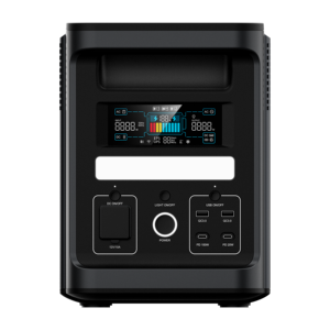 Centrale Électrique Portable 1800W, Batterie LiFePo4 1536Wh, Onduleur 1000W, Recharge Solaire, Onde Sinusoïdale Pure, Lampe Torche, Démarrage d'Urgence - Product Image 1