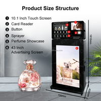 Distributeur automatique de parfum multi-styles XYZ, style stand, avec Wifi, mode 4G