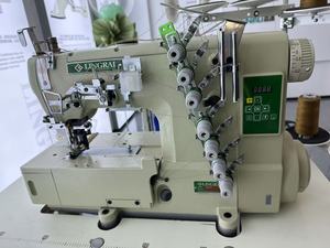 Máquina de Coser Industrial Doméstica de Alta Velocidad con 3 Agujas y 5 Hilos, Tipo Interlock, con Base Plana, Modelo 562-03-07/D, en Oferta - Product Image 3