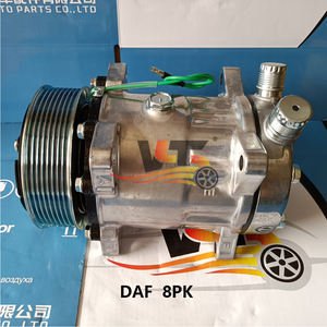 Volvo kamyon DAF kamyon Man kamyon için klima kompresörü 24 volt 7H15 SD7H15 709 sdvolvo Ac kompresör - Product Image 4