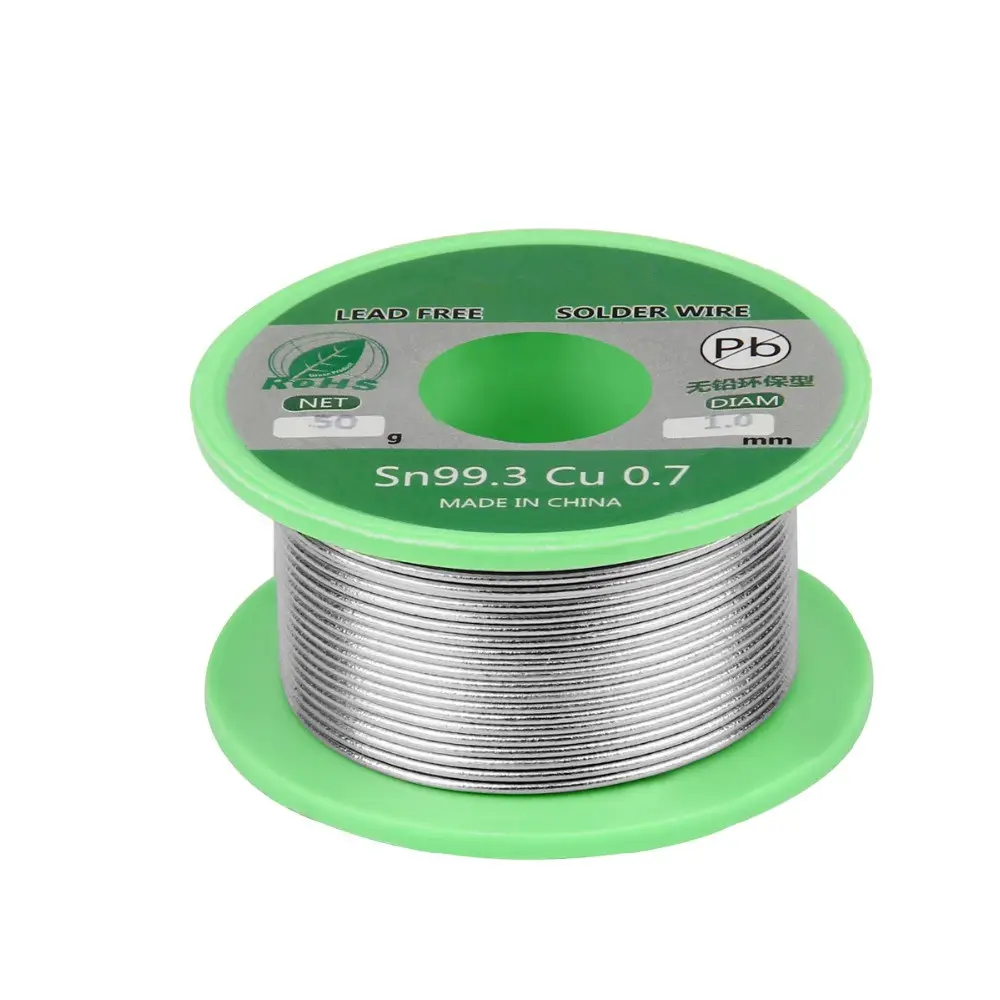 50g Lead-free Solder Wire Tin wire 0.5/0.6/0.8/1.0 mm Unleaded Lead Free Rosin Core for Electrical Solder RoHs